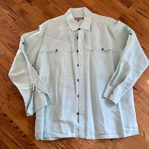 True Measure XXL Light Green LS Button Down